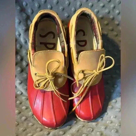 The Original Sporto Vintage Daria Red Duckβ Boot, Rain Boot, Sz 7 - Picture 5 of 7